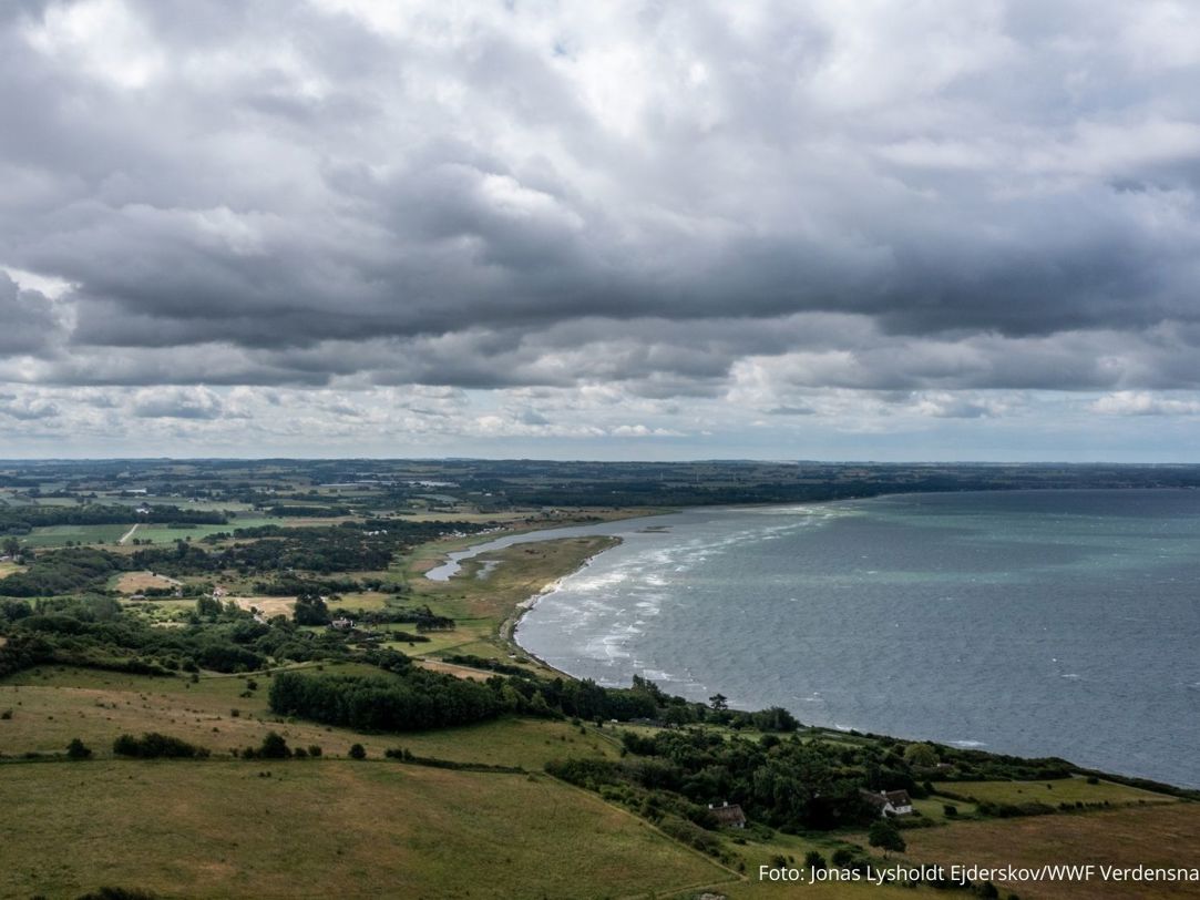Sejerøbugten fra luften