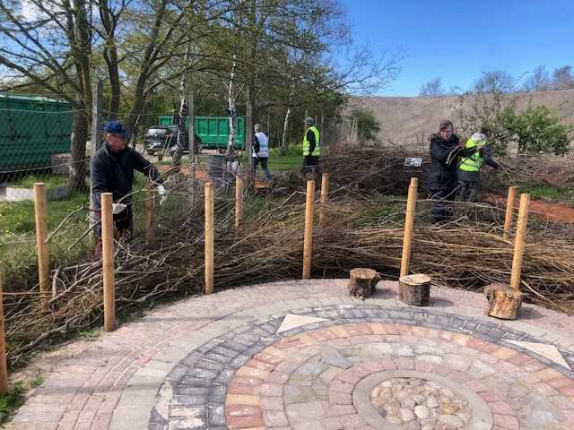 Kvashegn og kompasrose på gengrostationen