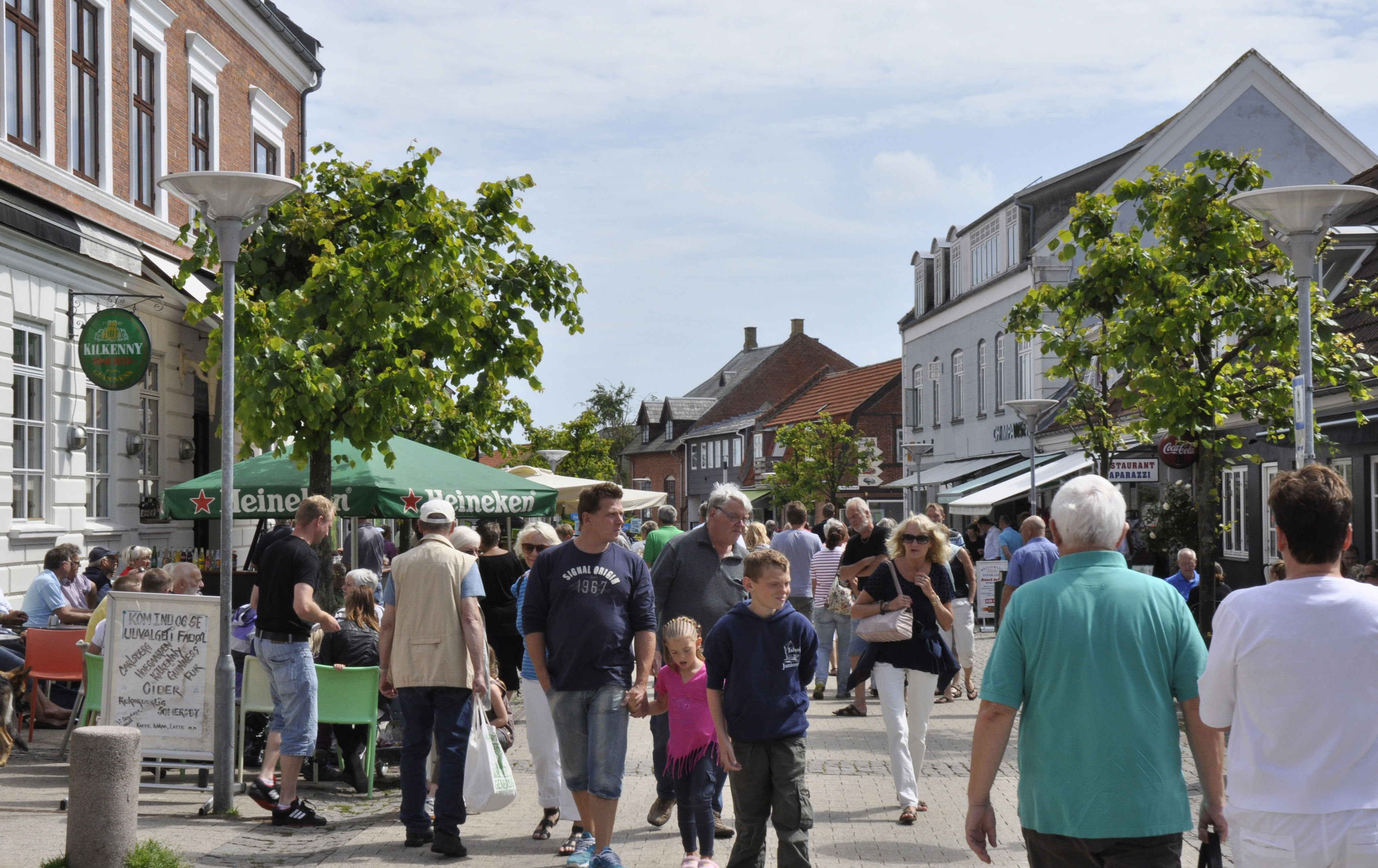 Gågaden i Nykøbing
