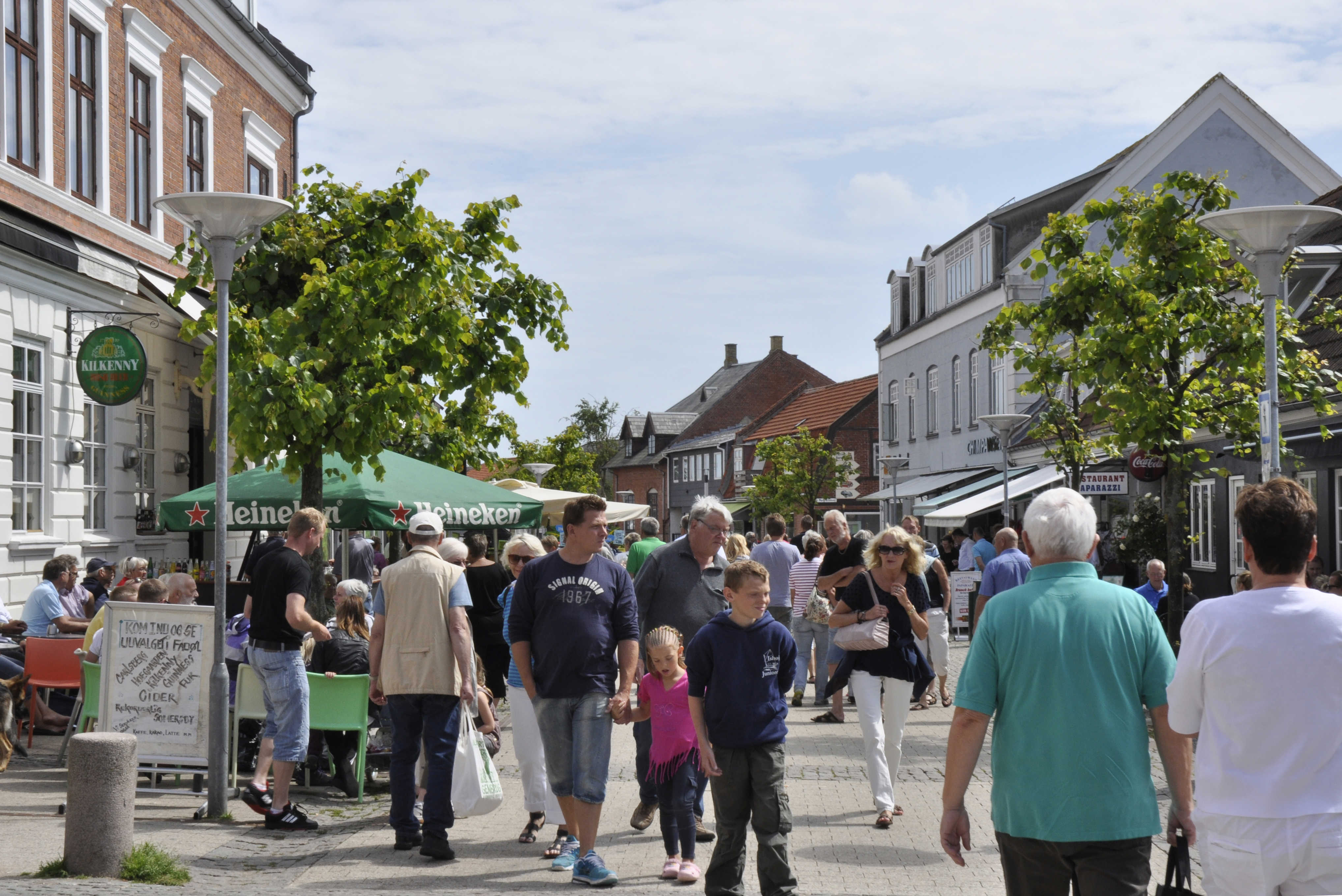 Gågaden i Nykøbing