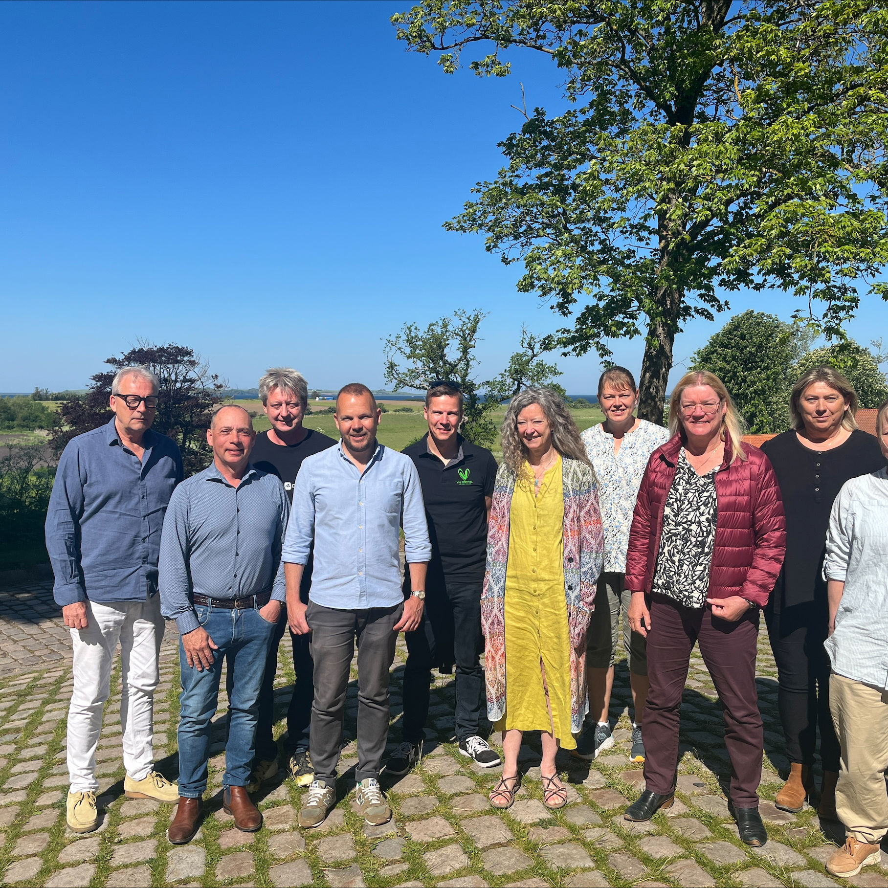 Gruppefoto af medlemmerne i 'Sammen om turismen i Odsherred'