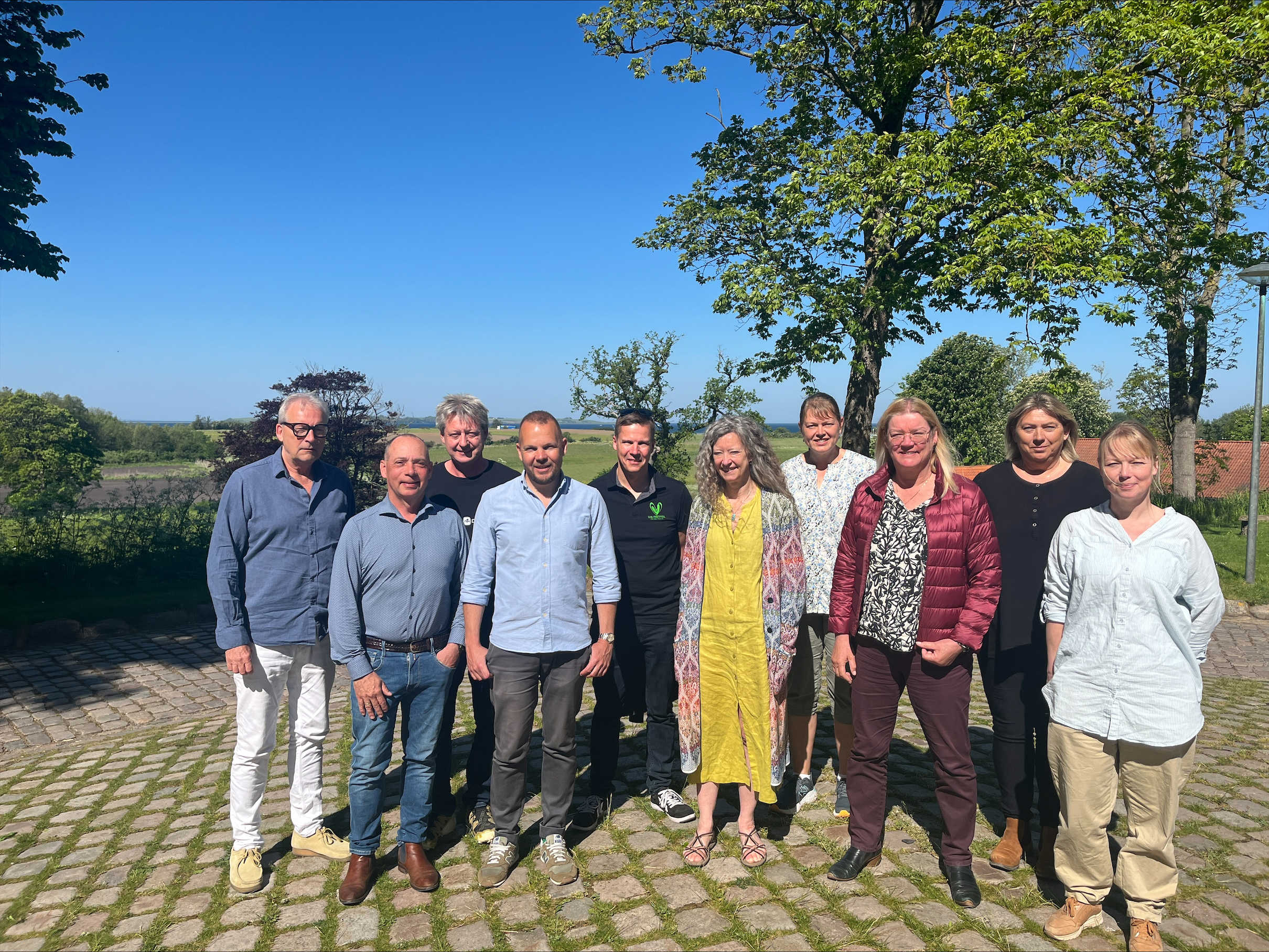 Gruppefoto af medlemmerne i 'Sammen om turismen i Odsherred'