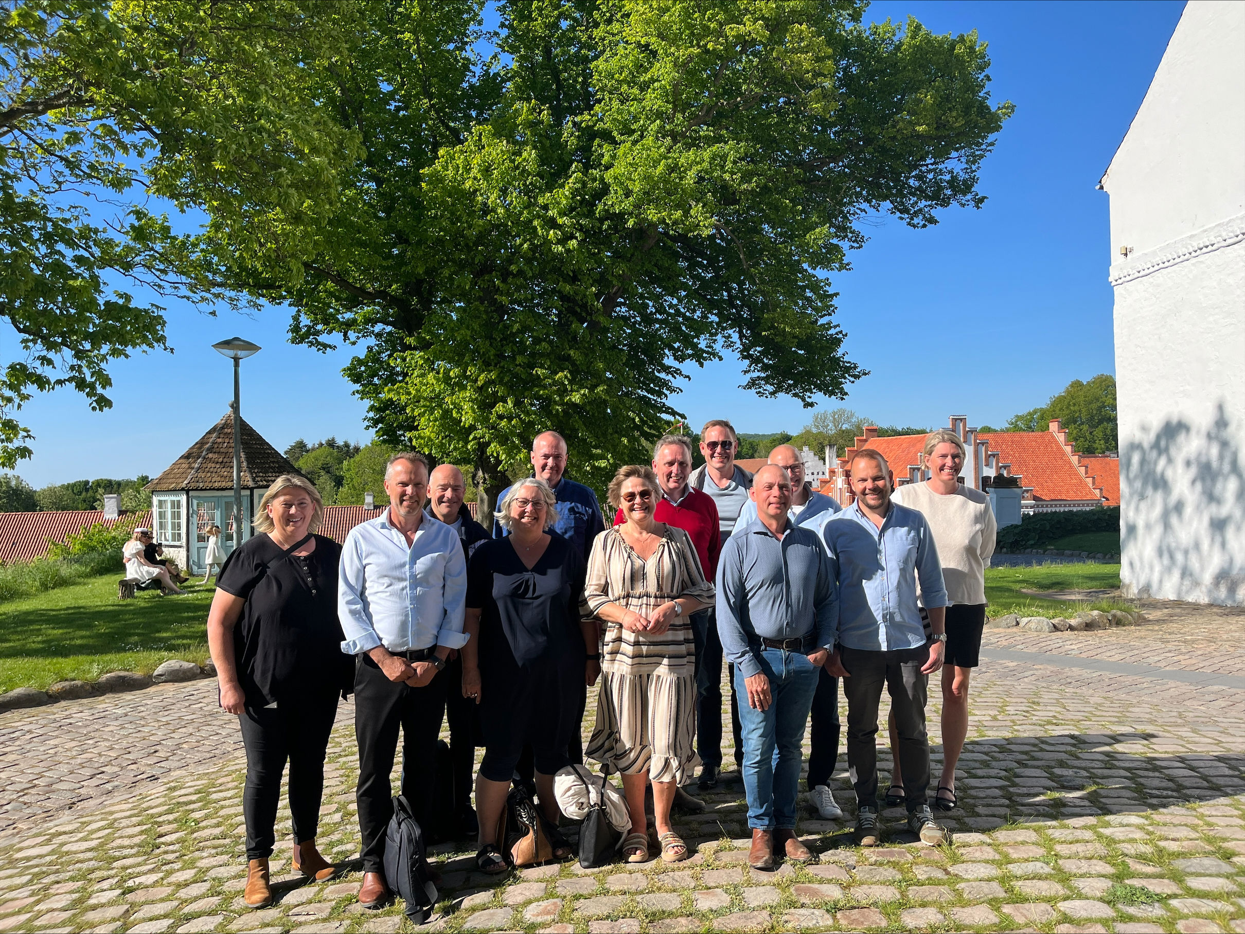 Gruppefoto af medlemmerne i 'Sammen om erhvervsudviklingen i Odsherred'