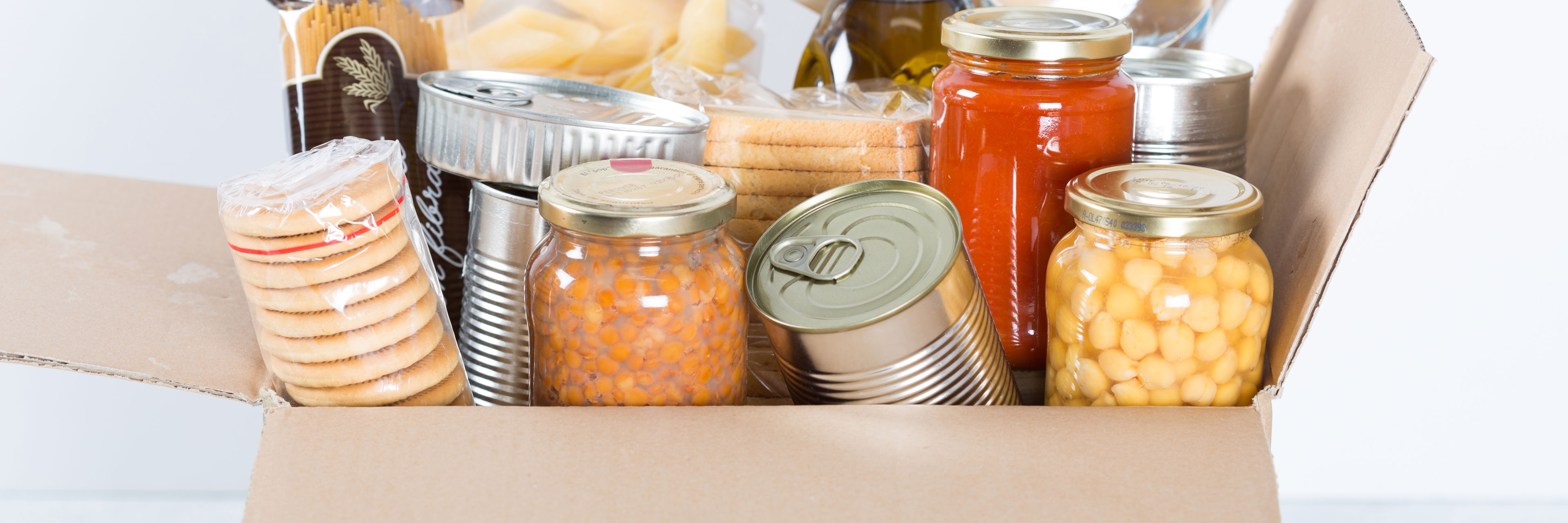 Papkasse med madration til tre døgn