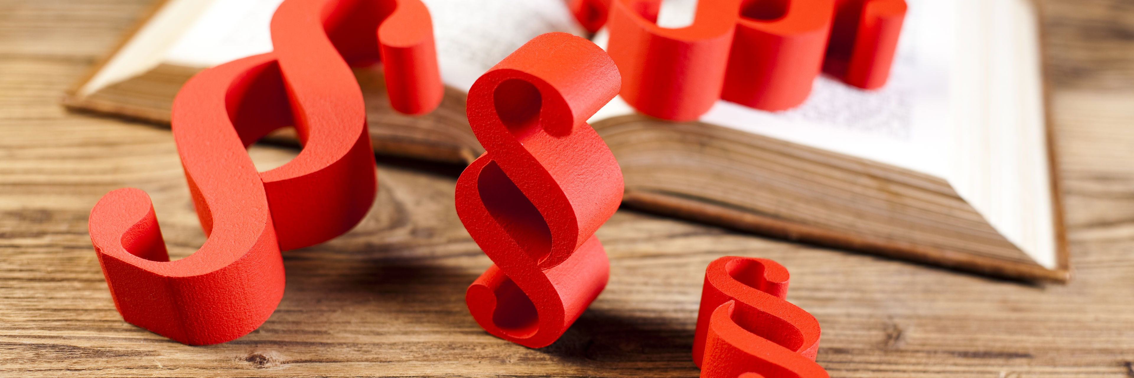 tyk bog med paragraf tegn