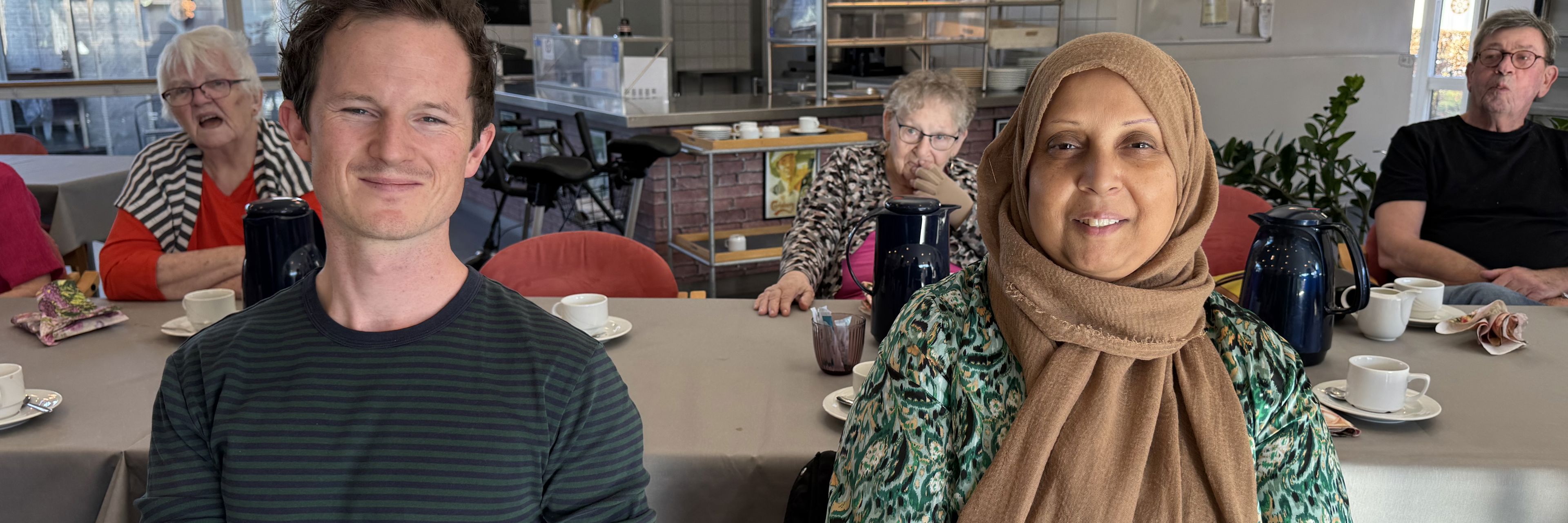 Plejehjemslæger Mads Gottschau og Shazia Rana fra Nærklinikken i Nykøbing