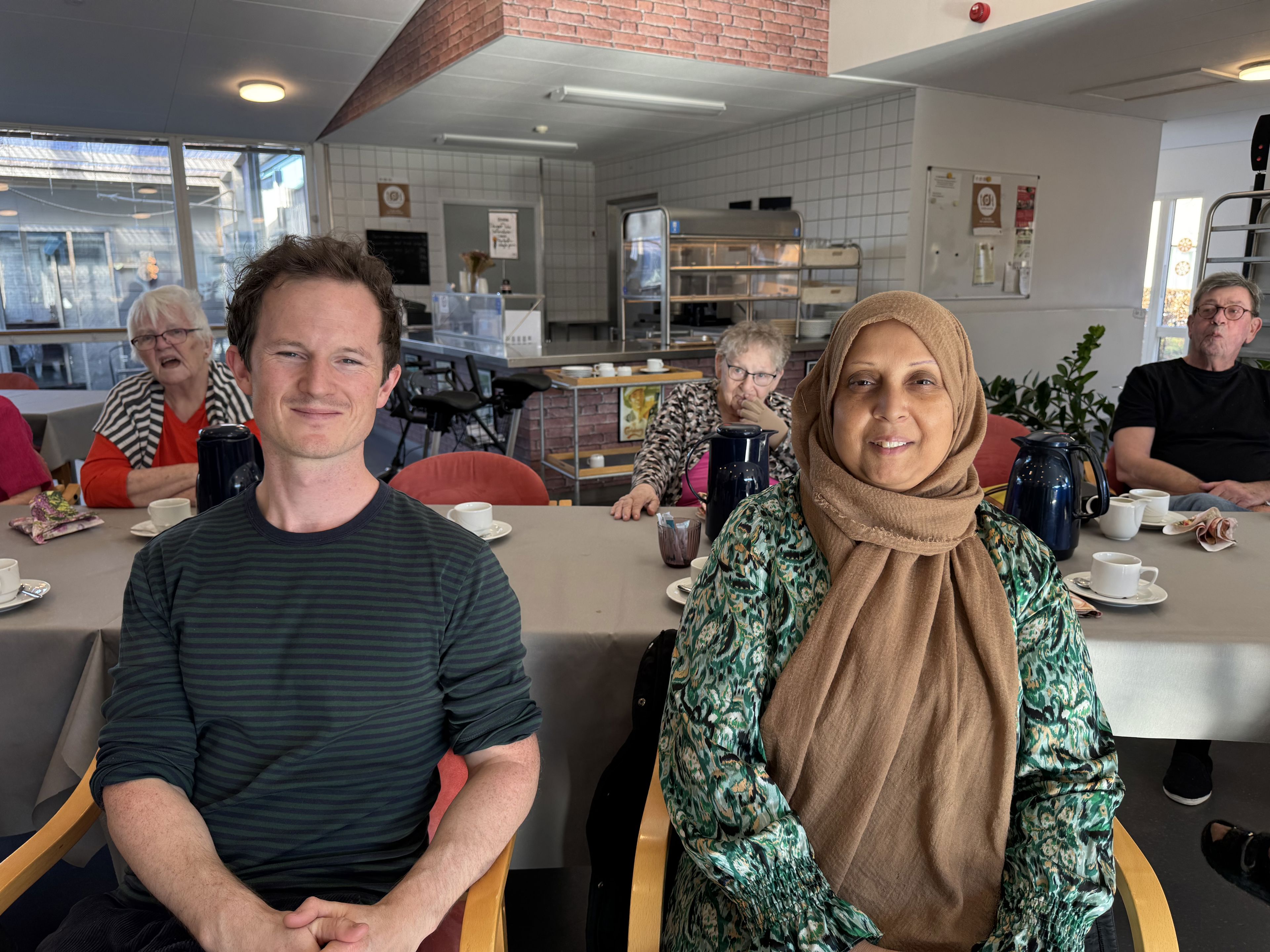 Plejehjemslæger Mads Gottschau og Shazia Rana fra Nærklinikken i Nykøbing