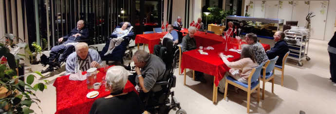 Aftenhygge i dagligstuen