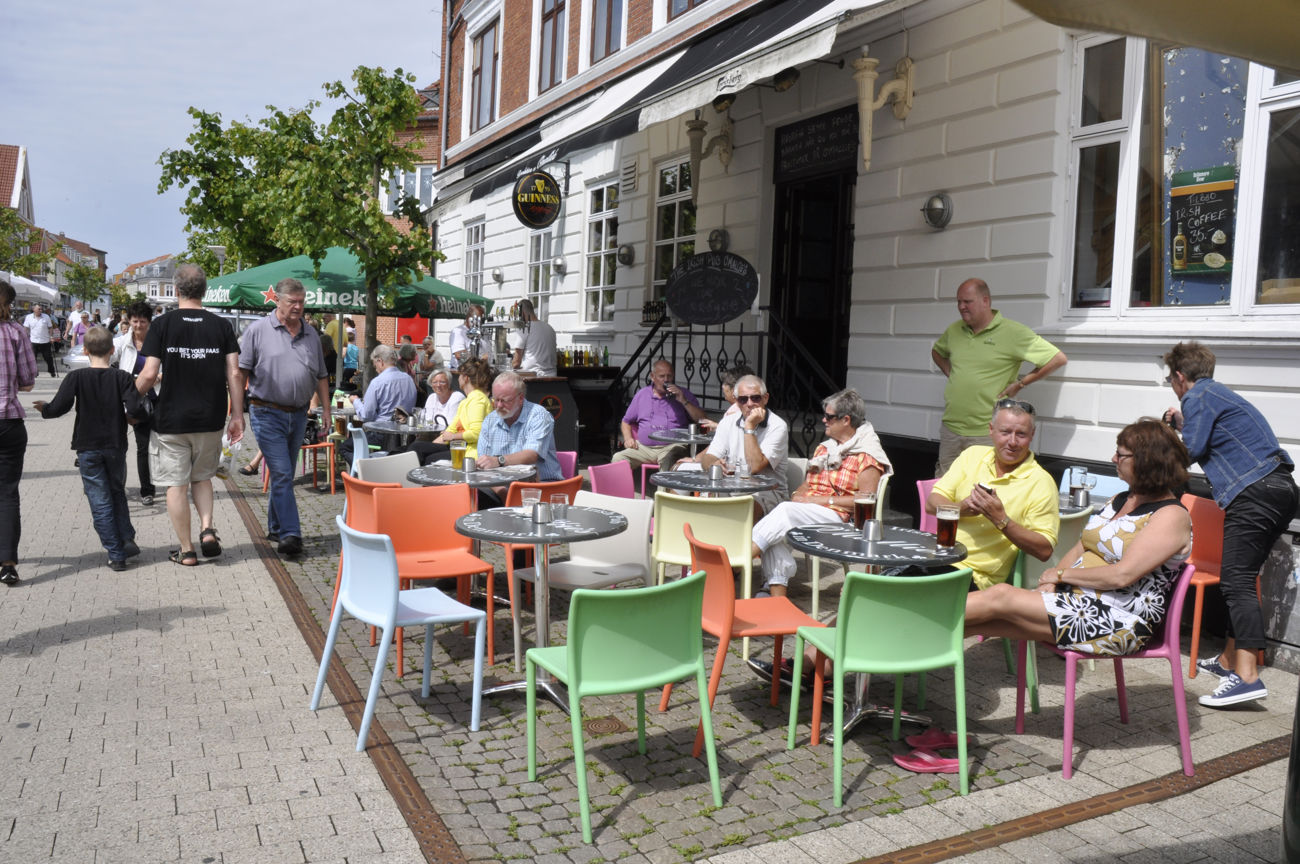 Fortovscafe på gågade