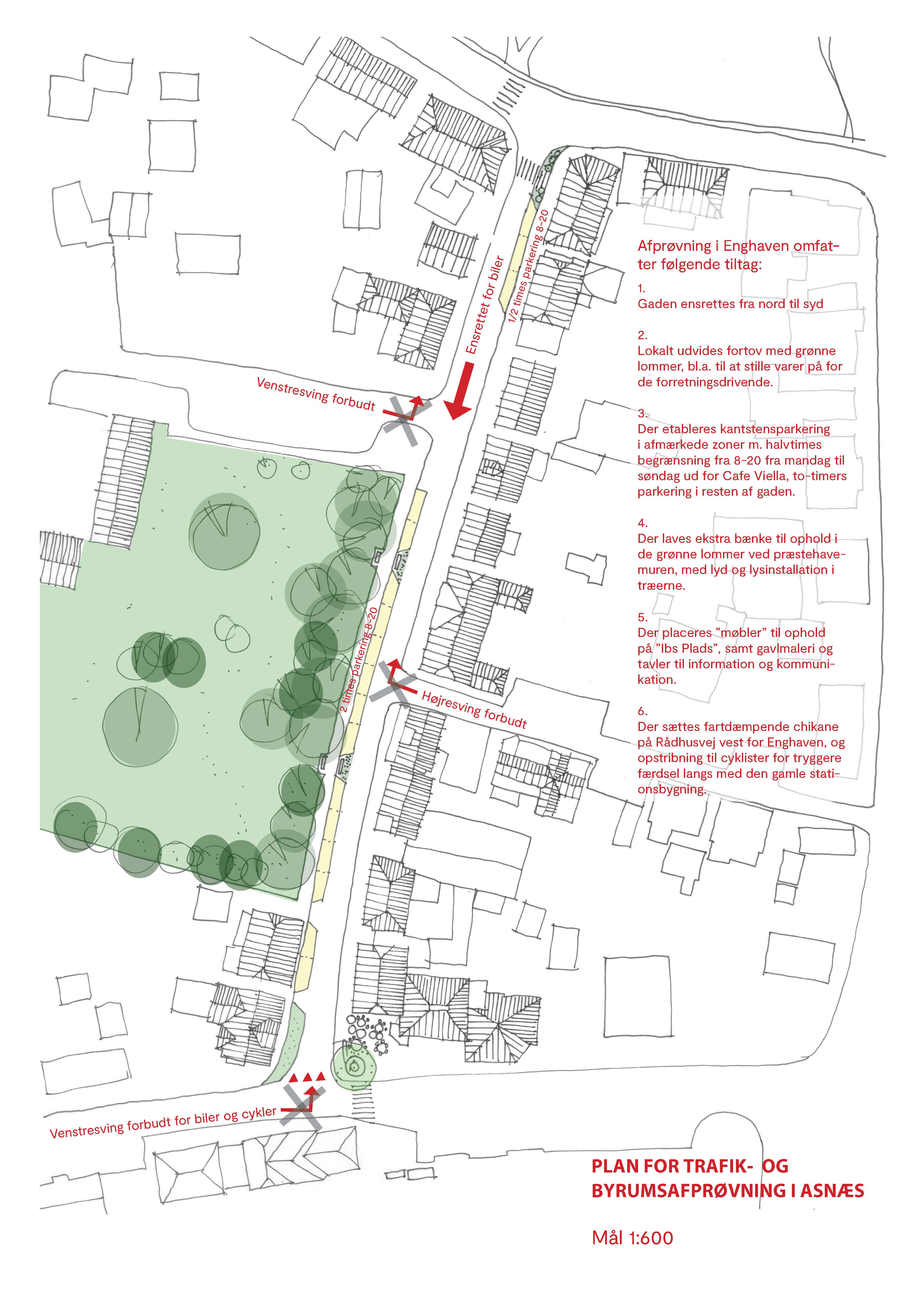 Kort over byfornyelsesafprøvning i Asnæs