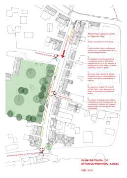 Kort over byfornyelsesafprøvning i Asnæs