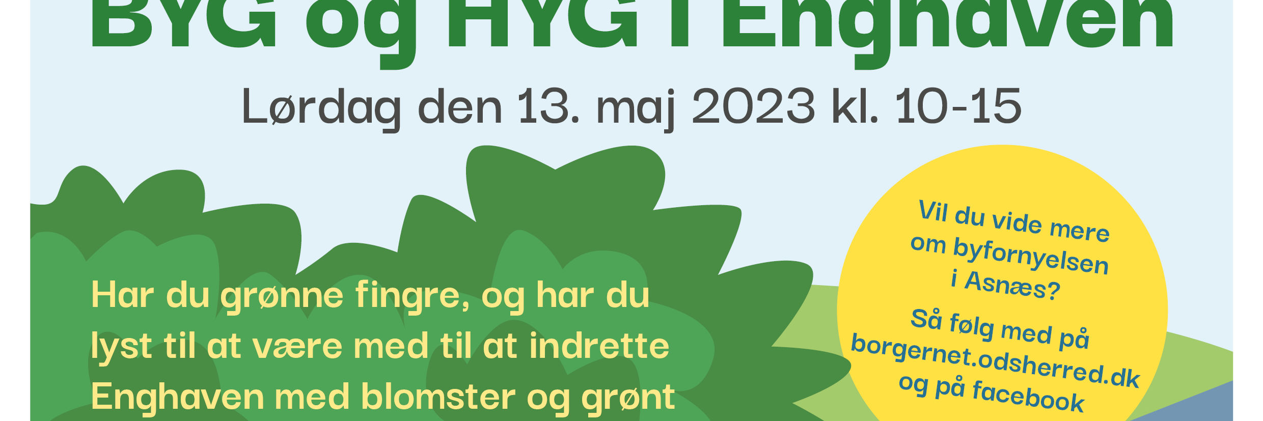 Invitation til Byg og Hyg arrangementet