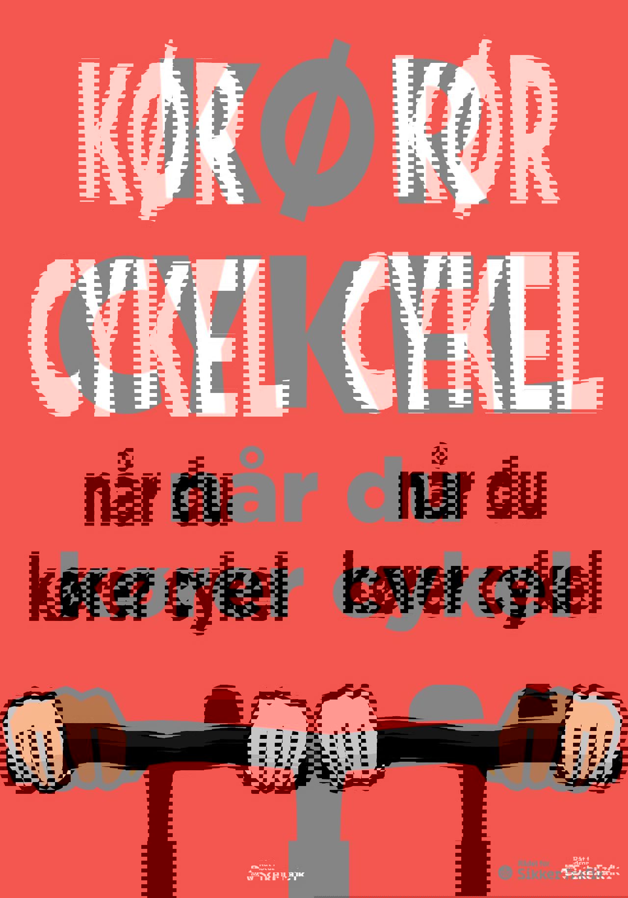 Kampagneplakat for fokus i trafikken