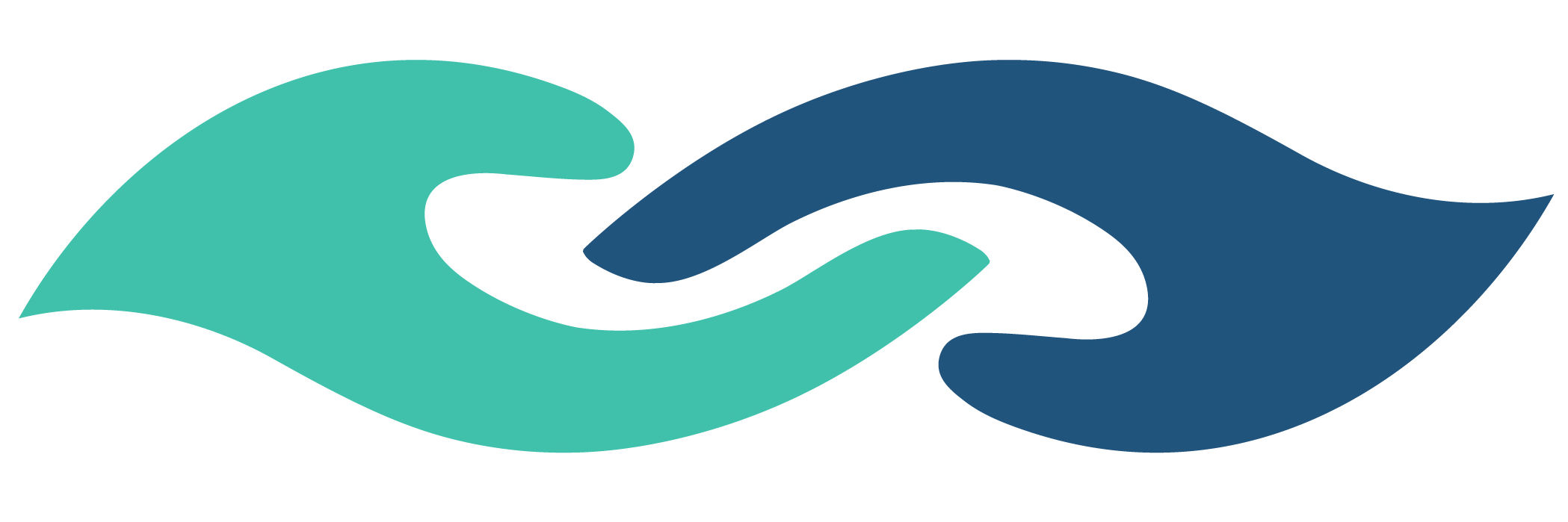 Symbolet for demensugen: To hænder der rækker ud efter hinanden