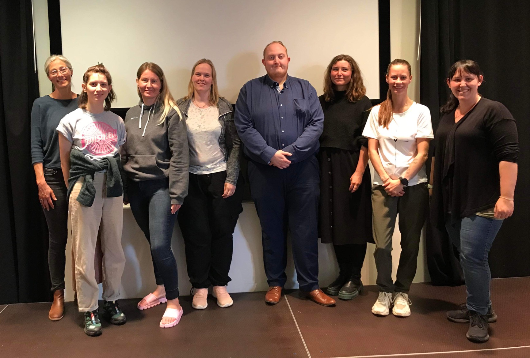 De 8 medlemmer af Dagplejens bestyrelse