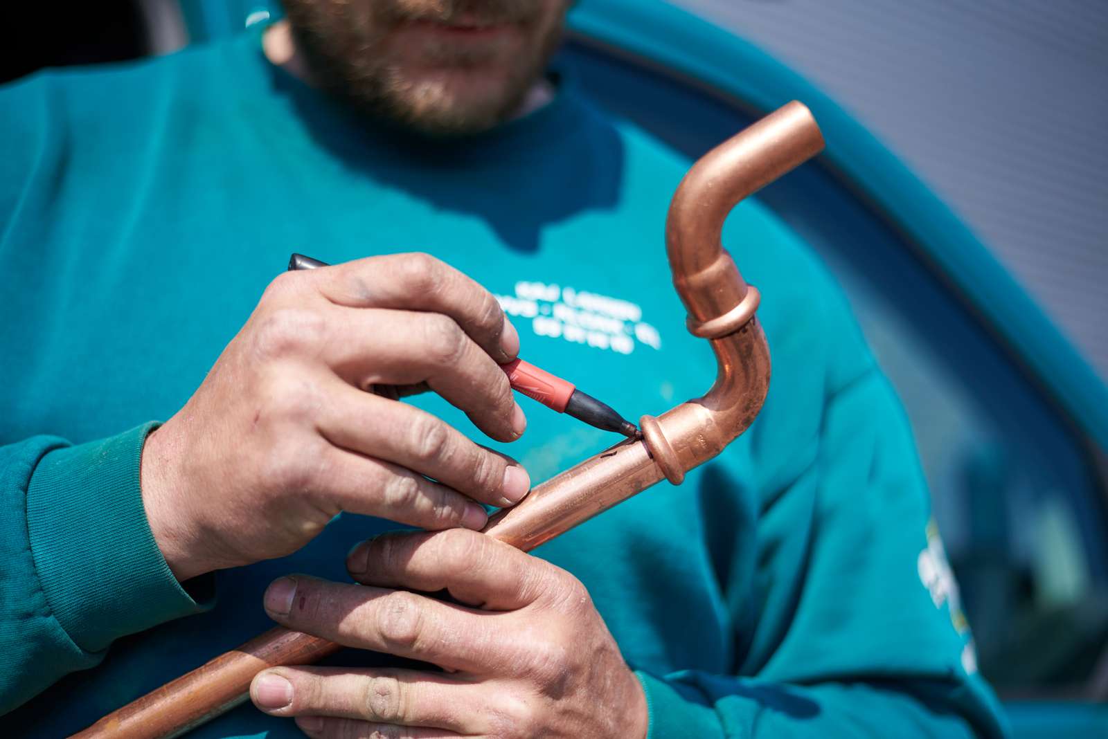 Medarbejder ved Kaj Larsen