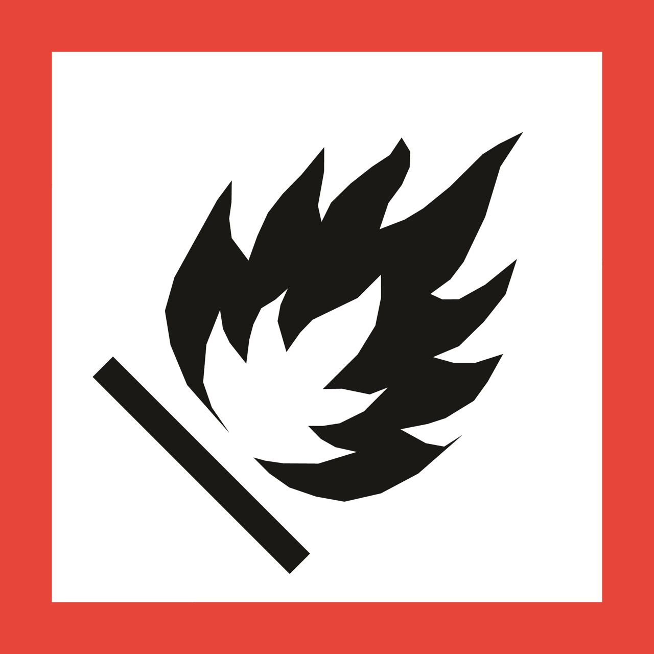 Faresymbol - Brandfarlig