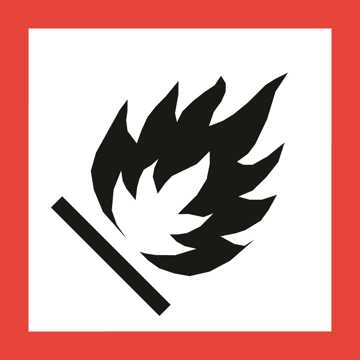 Faresymbol - Brandfarlig