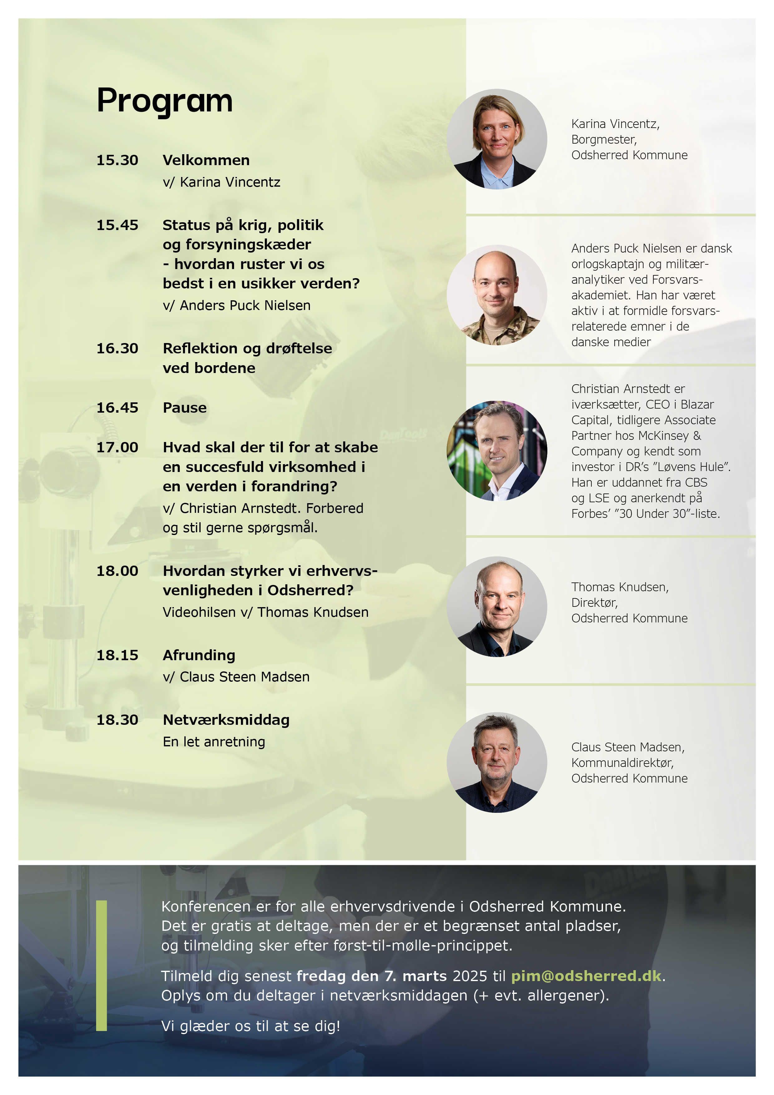 Program for Erhvervskonference 2025