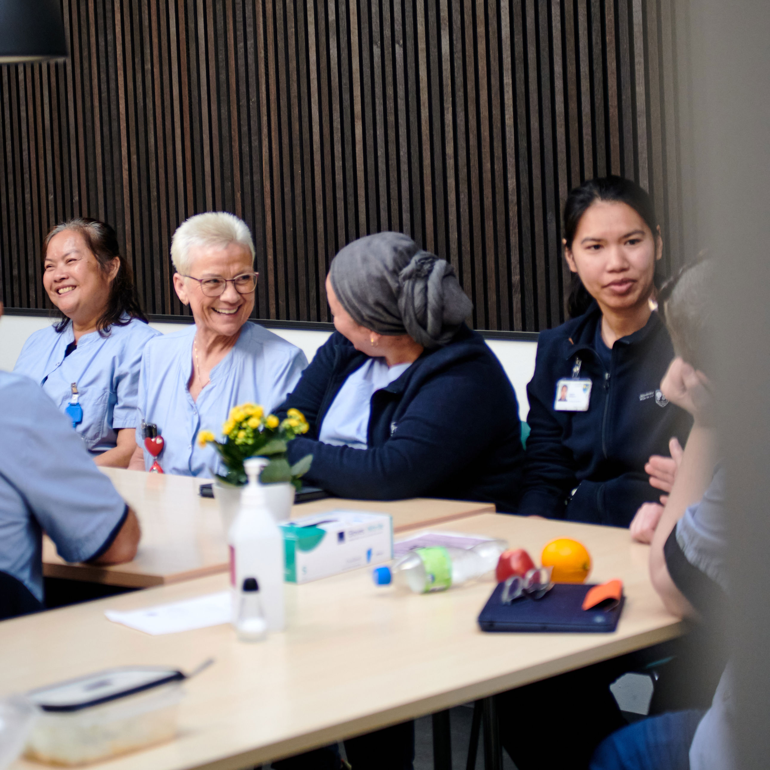 Møde i hjemme- og sygeplejen