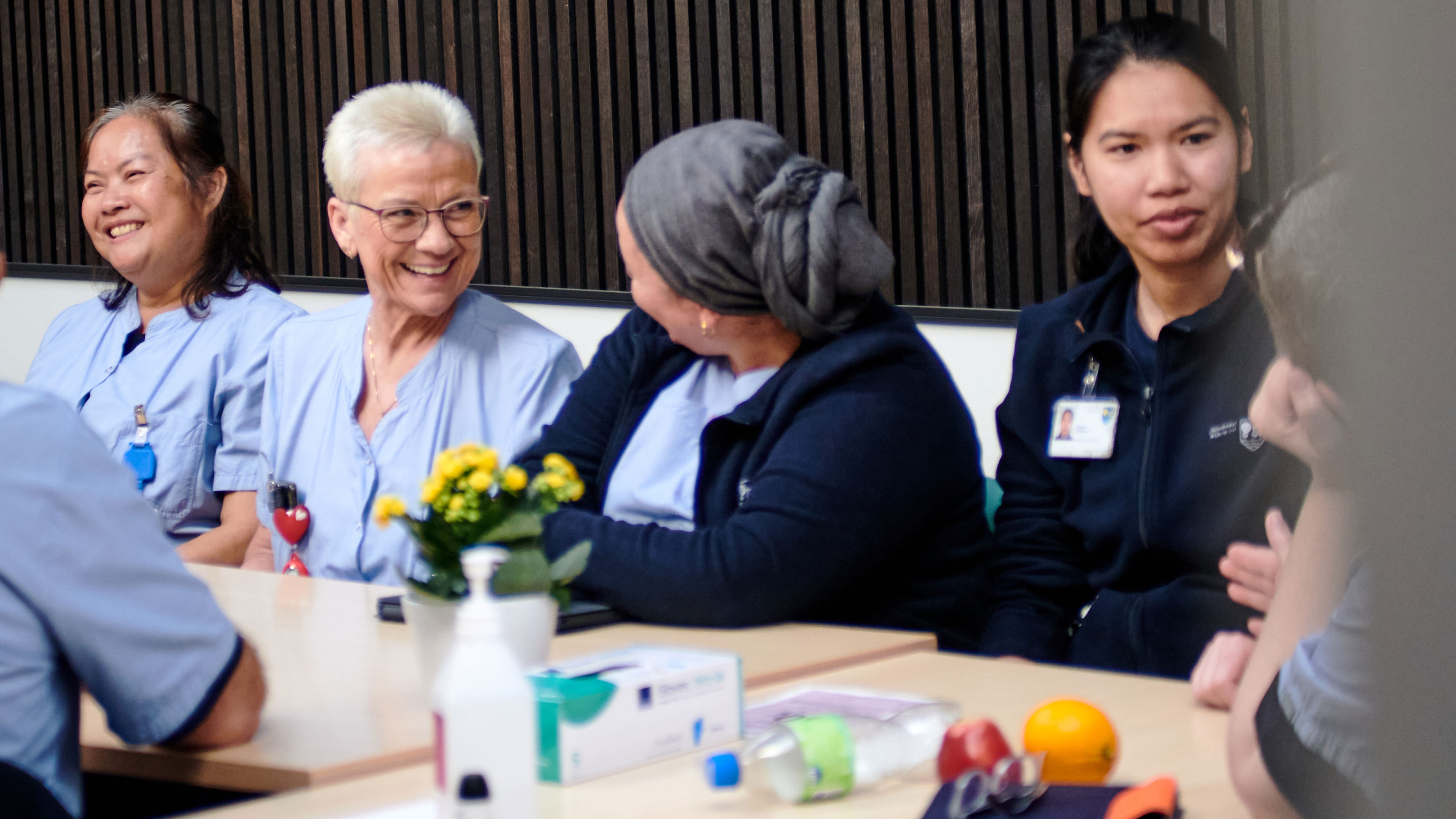 Møde i hjemme- og sygeplejen
