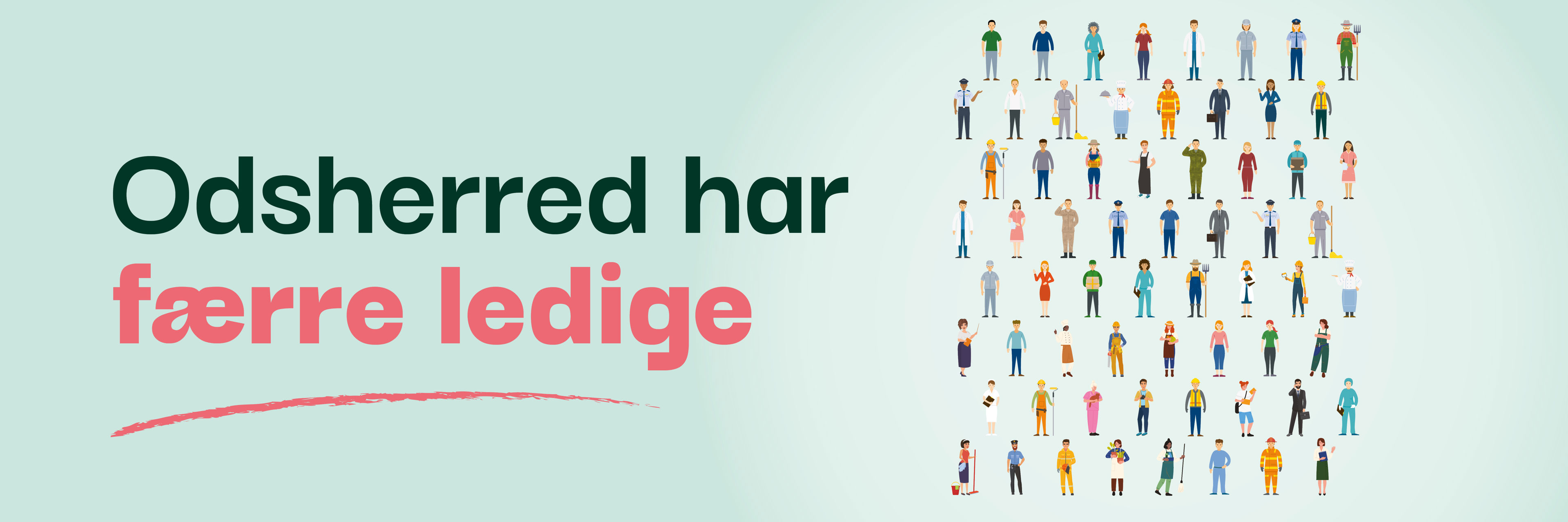 Odsherred er den kommune, hvor ledigheden faldt mest fra 2022 til 2023