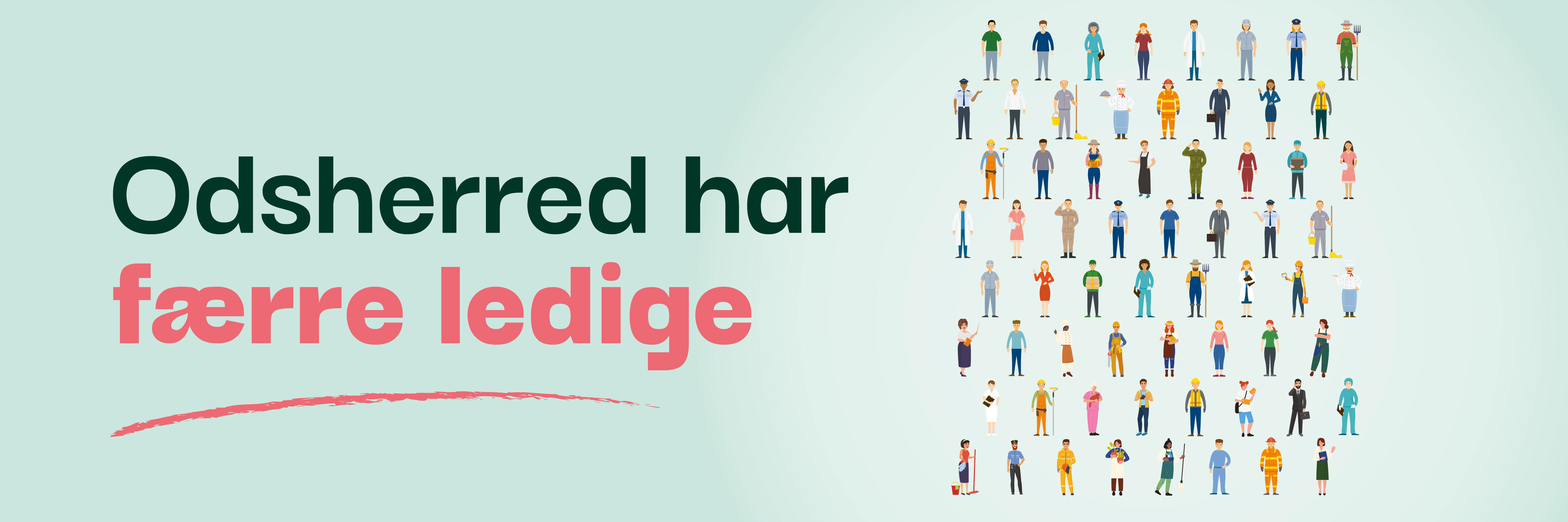 Odsherred er den kommune, hvor ledigheden faldt mest fra 2022 til 2023