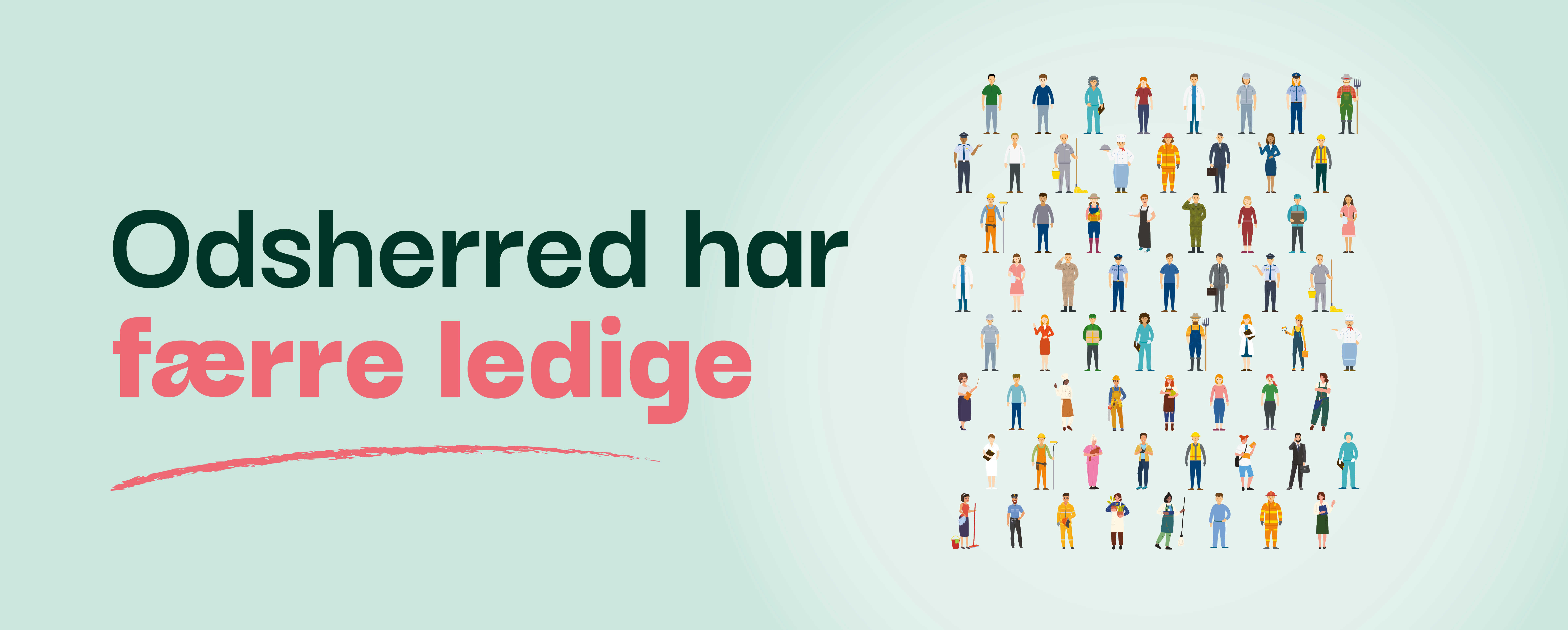 Odsherred er den kommune, hvor ledigheden faldt mest fra 2022 til 2023