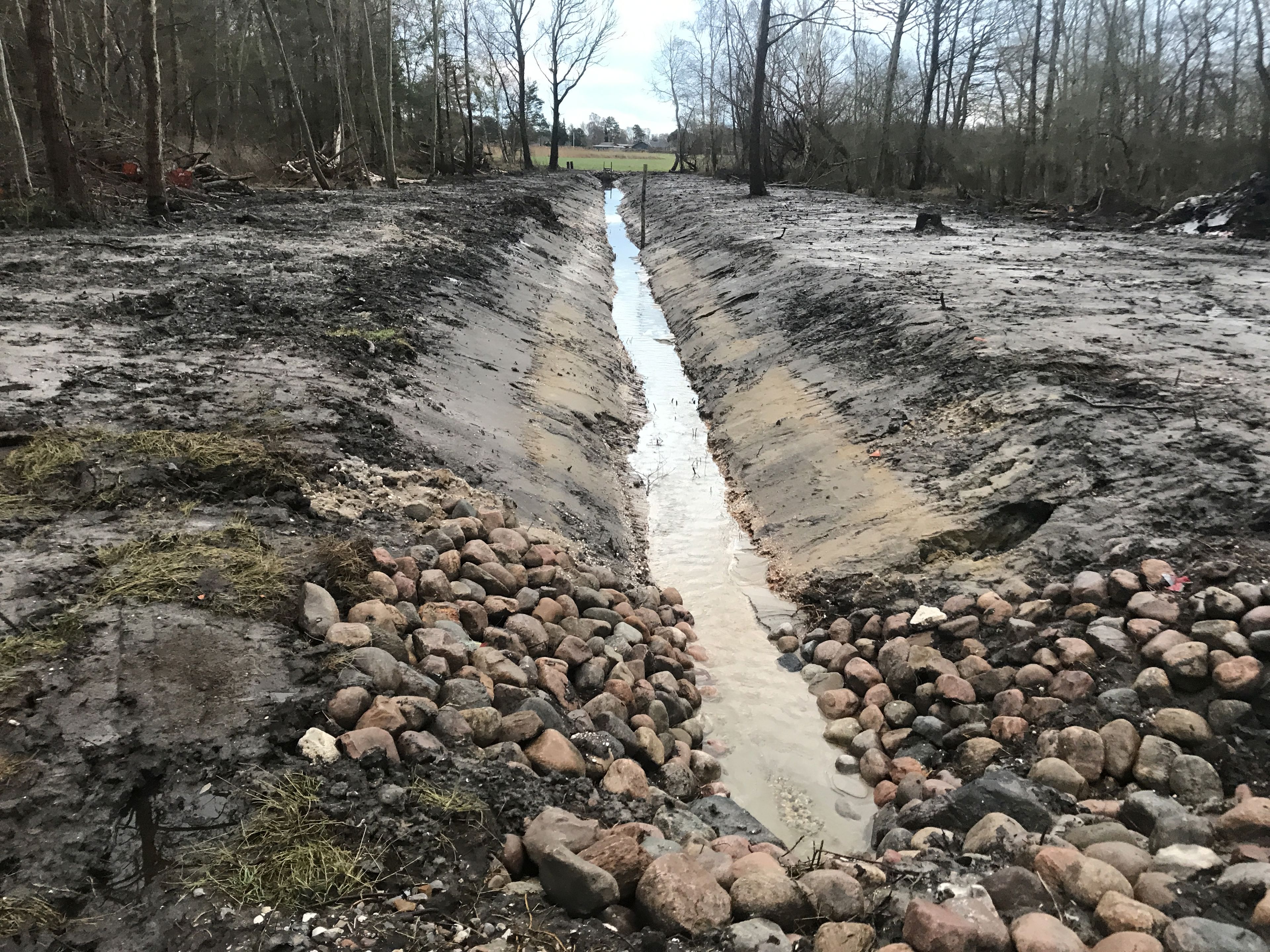 Den nye grøft på matrikel 18 ch