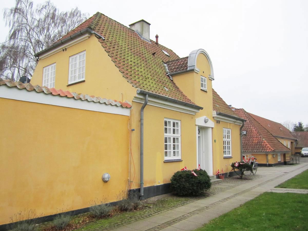 Grønnehaven (et gulkalket hus) set udefra