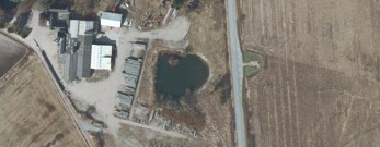 Luftfoto af Betongården nær Højby