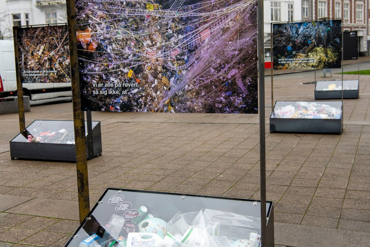Skilte fra forbrug eller brug for kampagnen i Kolding