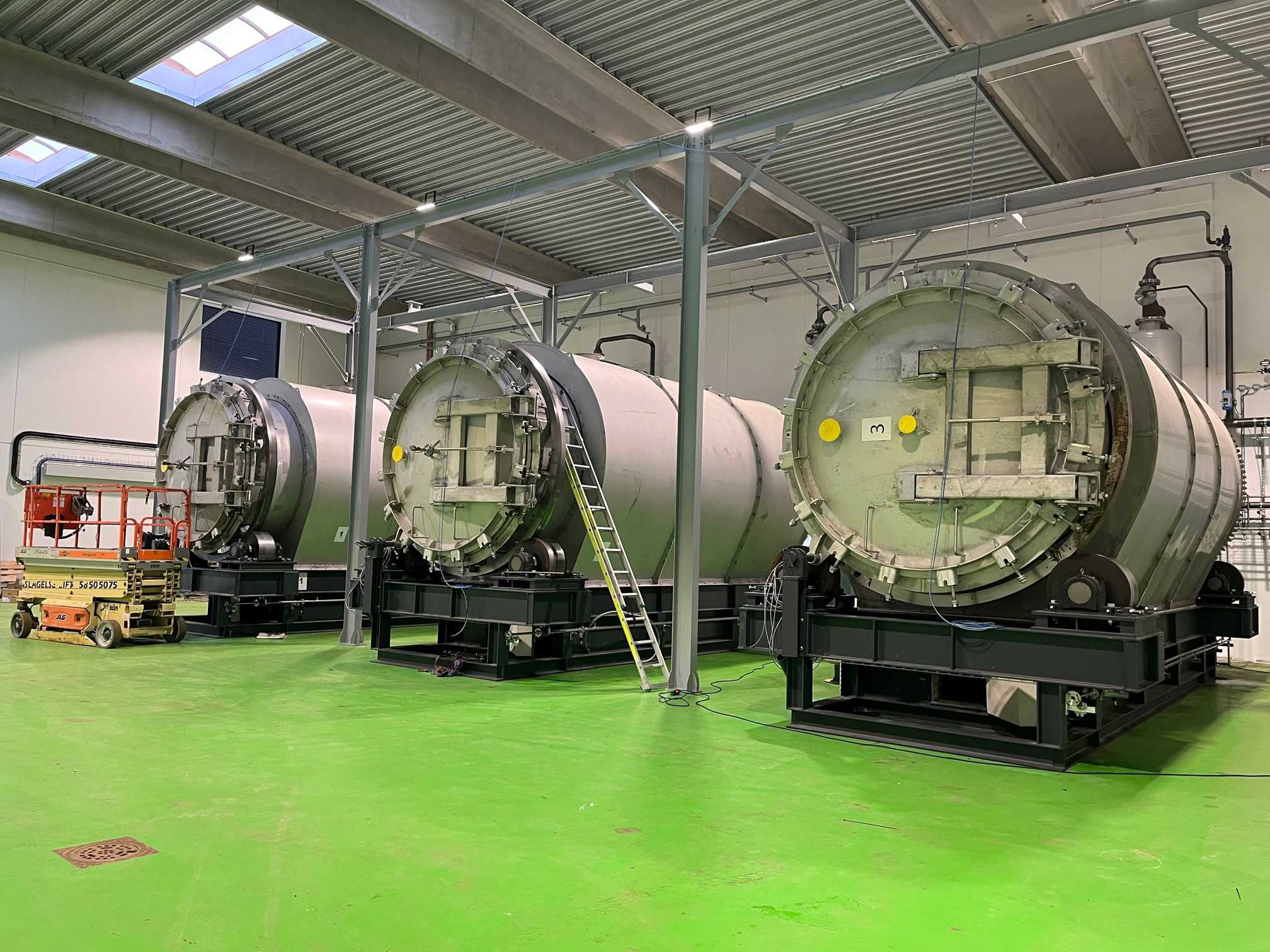 Konderserhal i virksomheden WPU