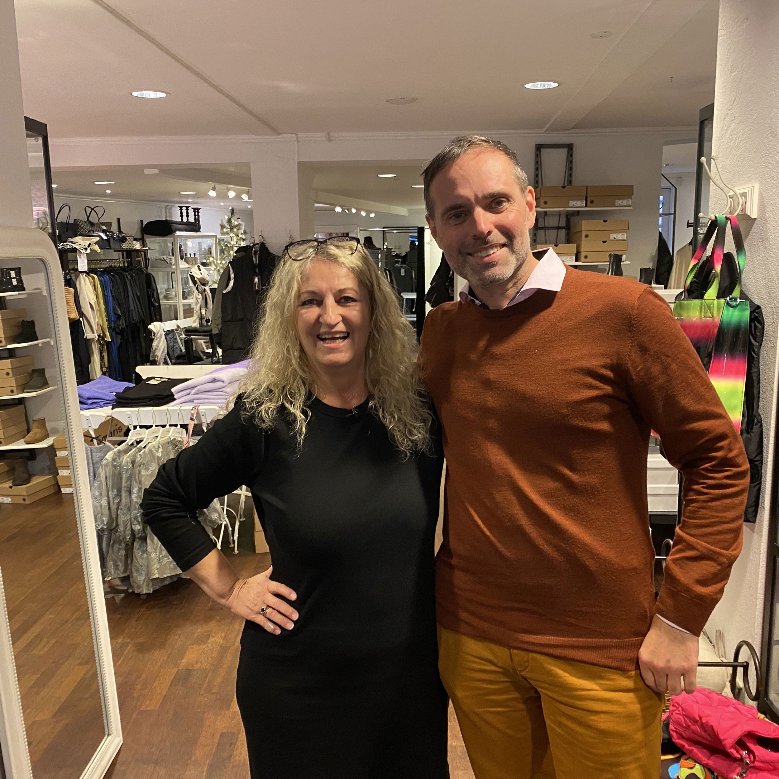 Indehaver Lea Akselbo, Butik Ofelia og Torsten Bo Jørgensen, BYSTRATEGI