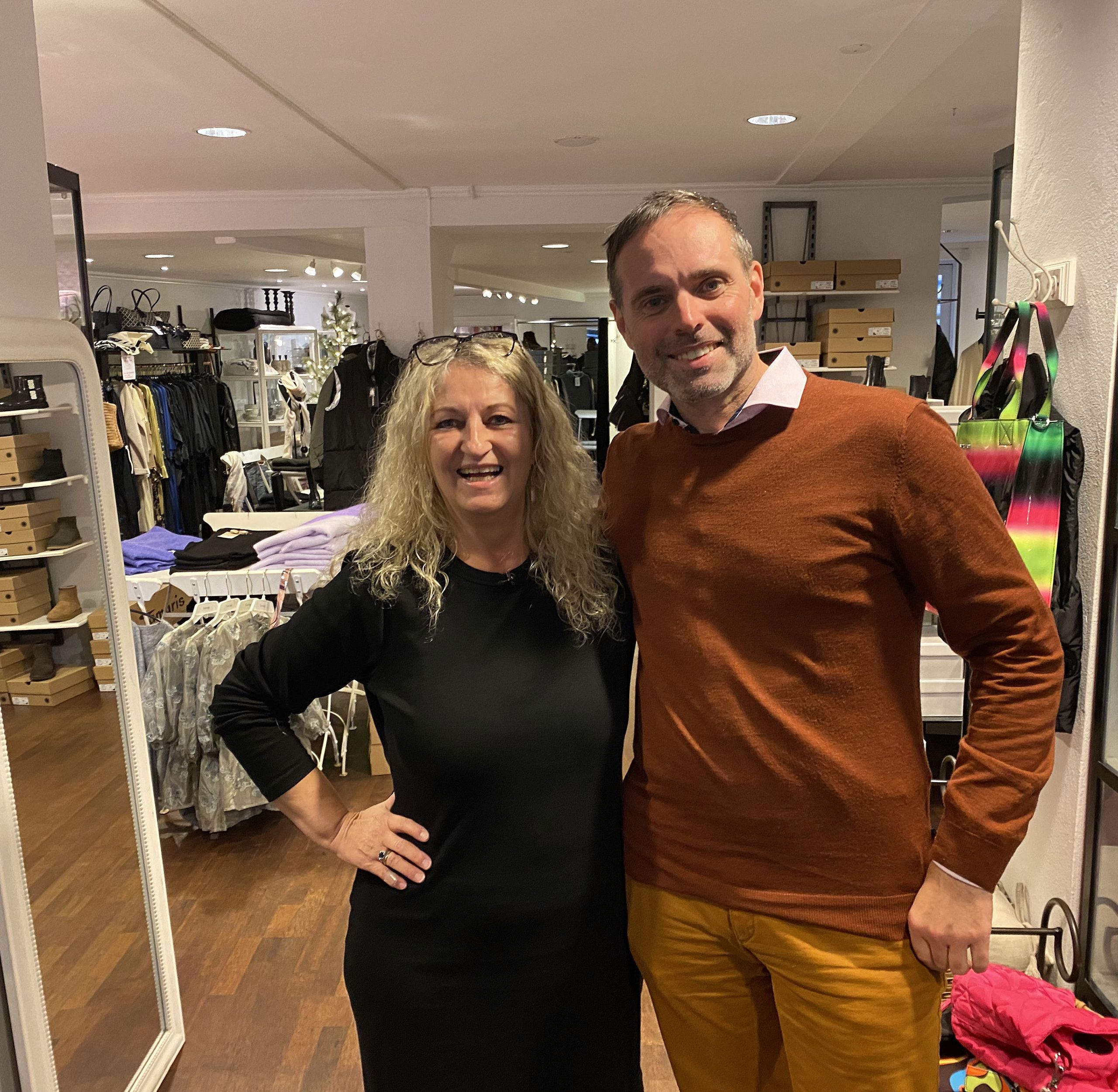 Indehaver Lea Akselbo, Butik Ofelia og Torsten Bo Jørgensen, BYSTRATEGI