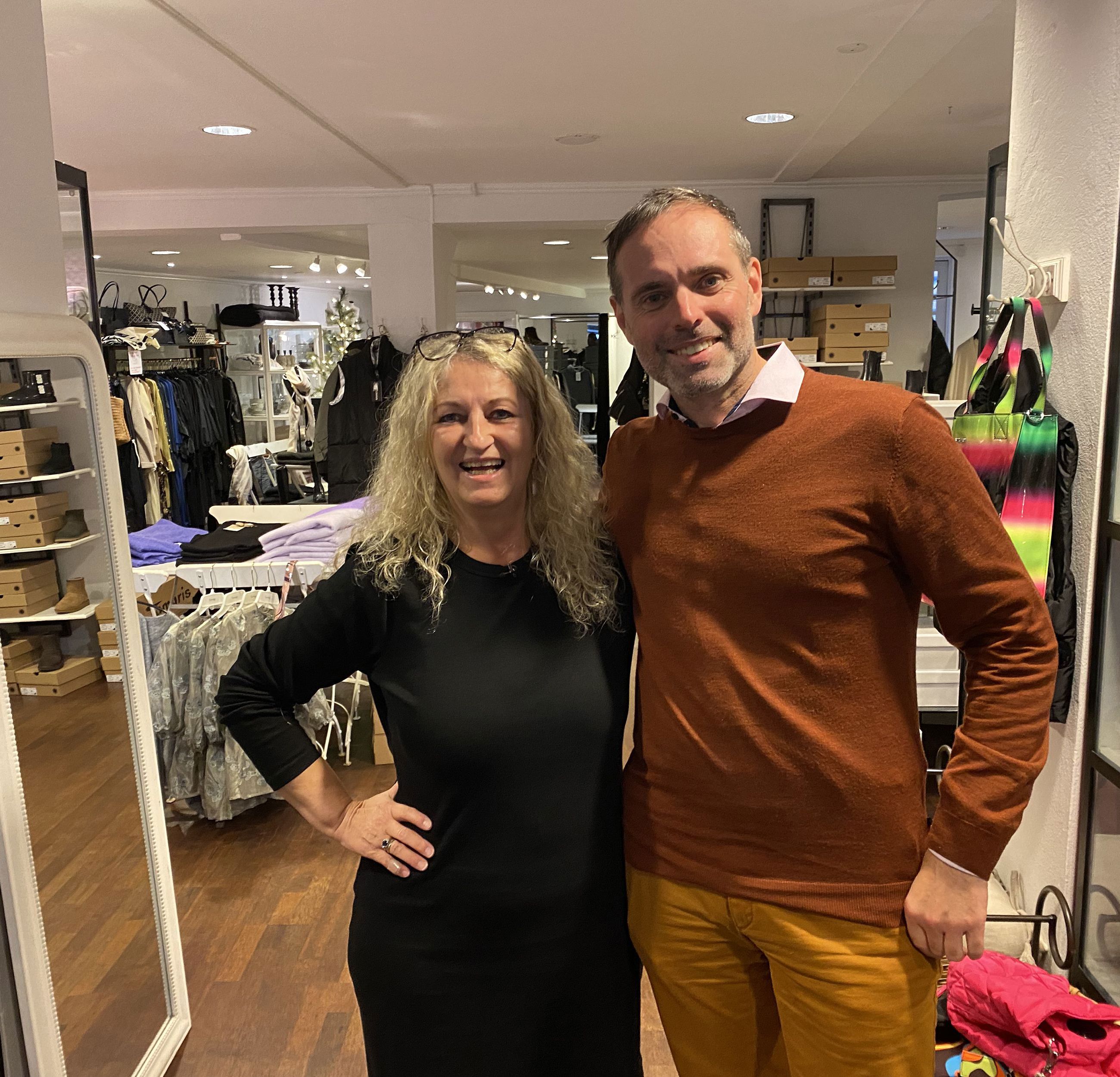 Indehaver Lea Akselbo, Butik Ofelia og Torsten Bo Jørgensen, BYSTRATEGI