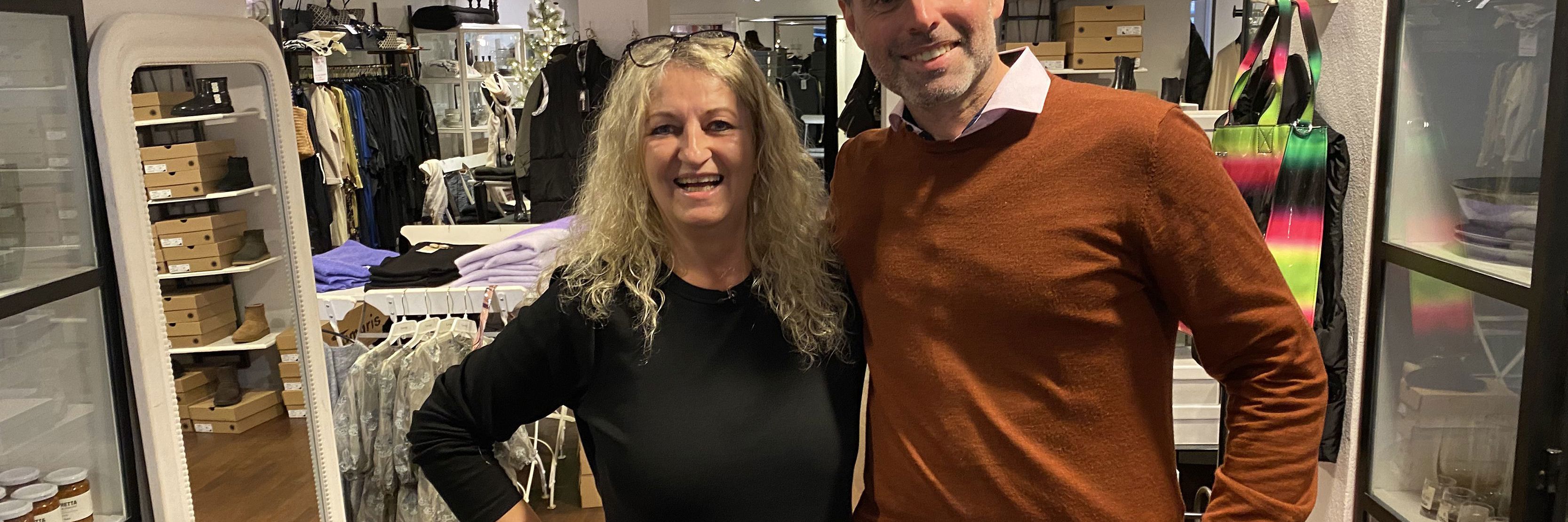 Indehaver Lea Akselbo, Butik Ofelia og Torsten Bo Jørgensen, BYSTRATEGI