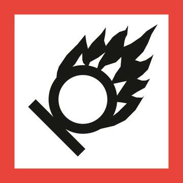 Faresymbol - Brandnærende