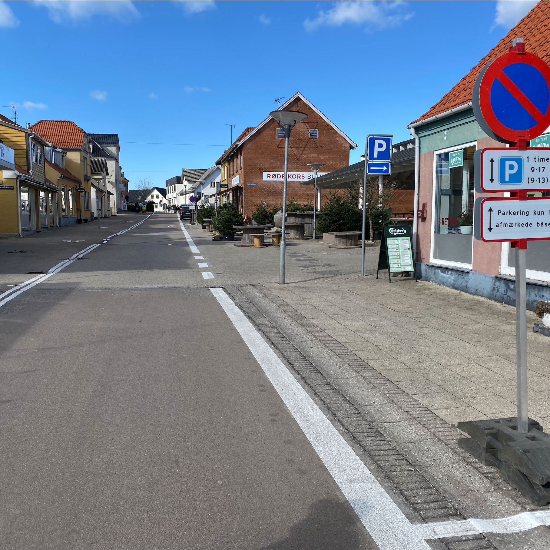 Trafikafprøvning cykelsti Vig Hovedgade