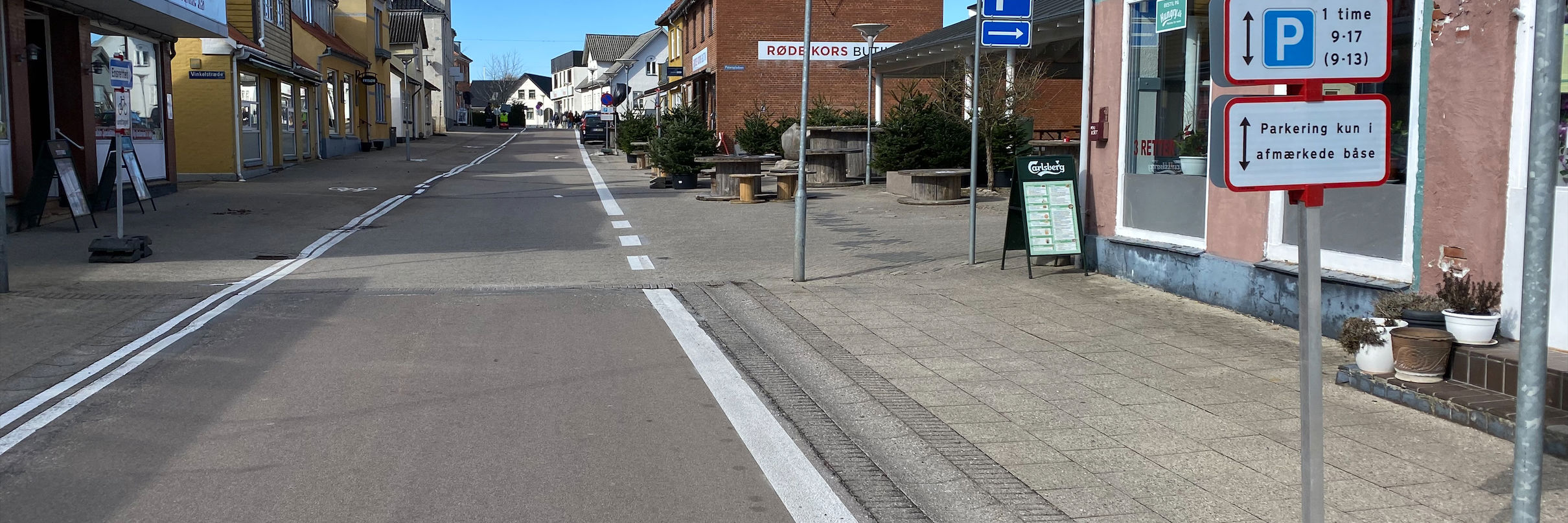 Trafikafprøvning cykelsti Vig Hovedgade