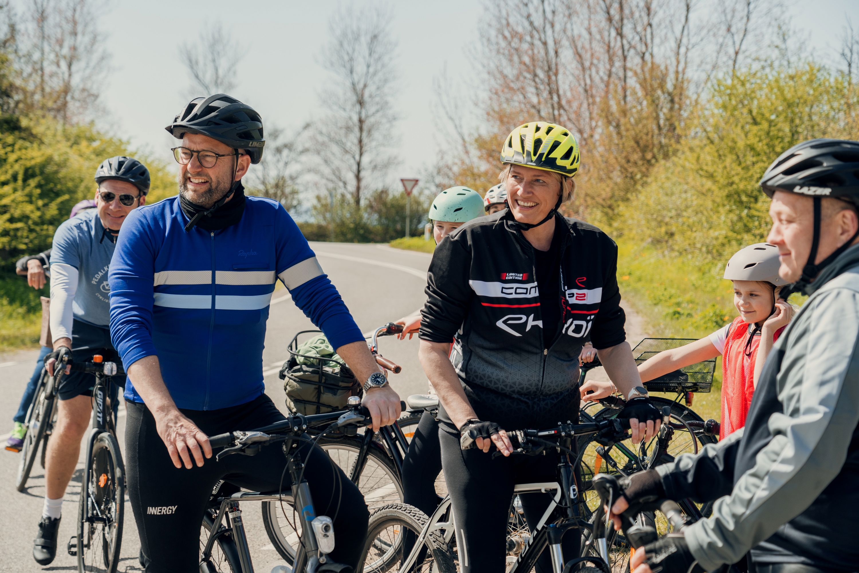 Formand for folketingets transportudvalg på cykeltur med borgmester Karina Vincentz