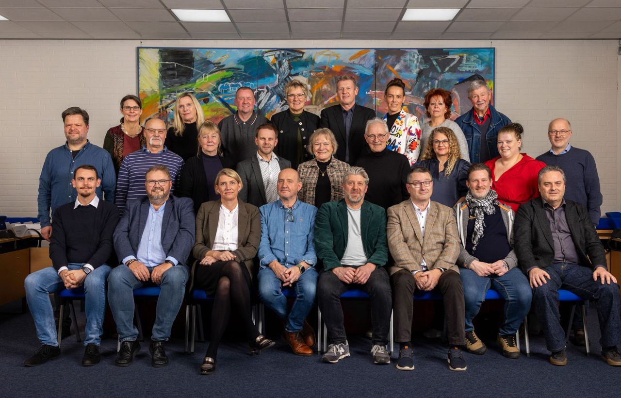 Gruppebillede af byrådet i Odsherred Kommune 2026-29Byrådet