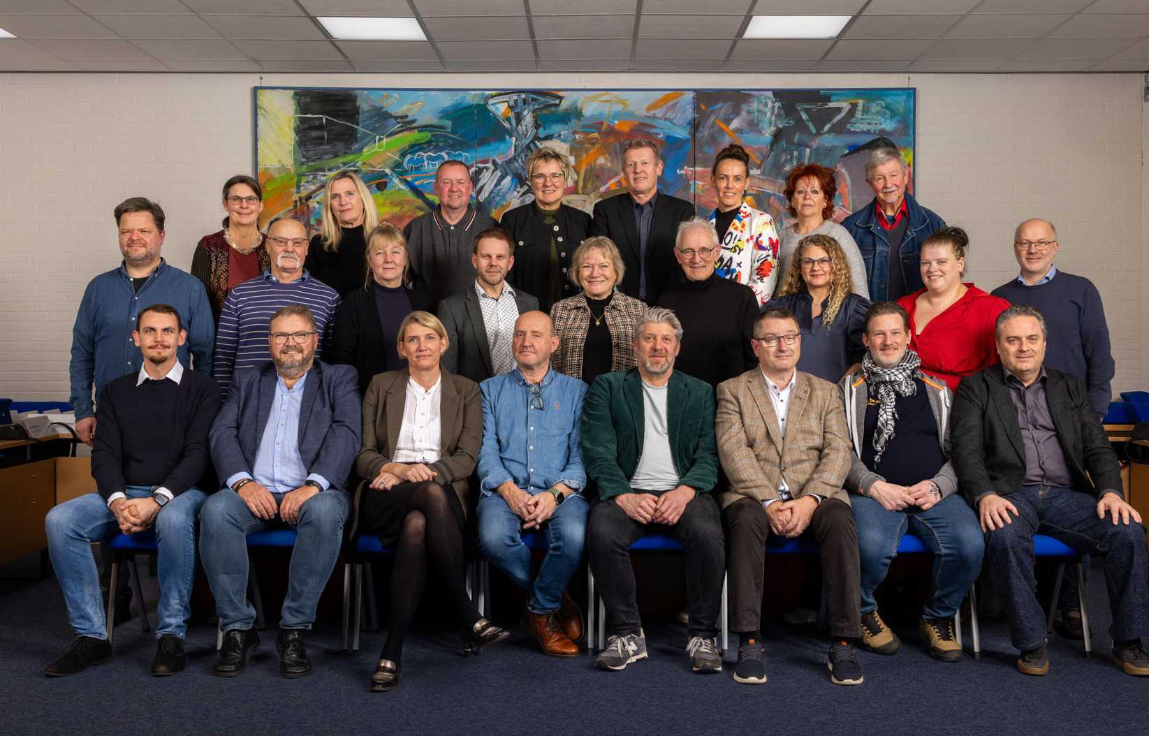 Gruppebillede af byrådet i Odsherred Kommune 2026-29Byrådet