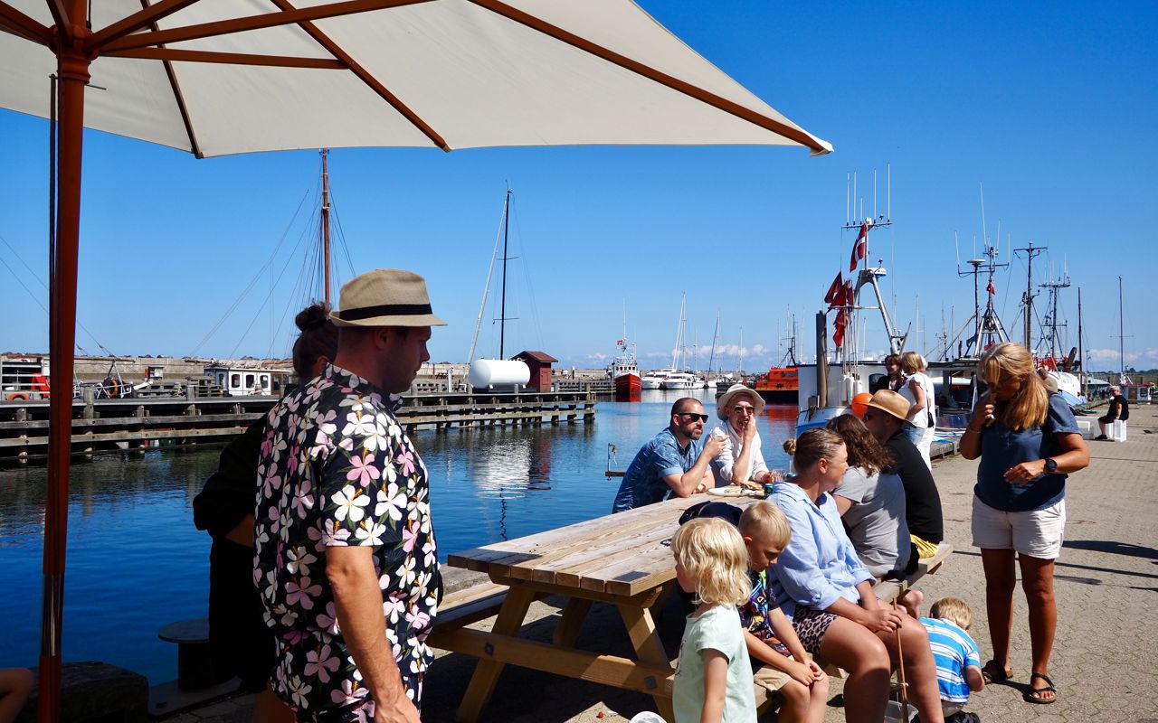 En tur på Odden Havn