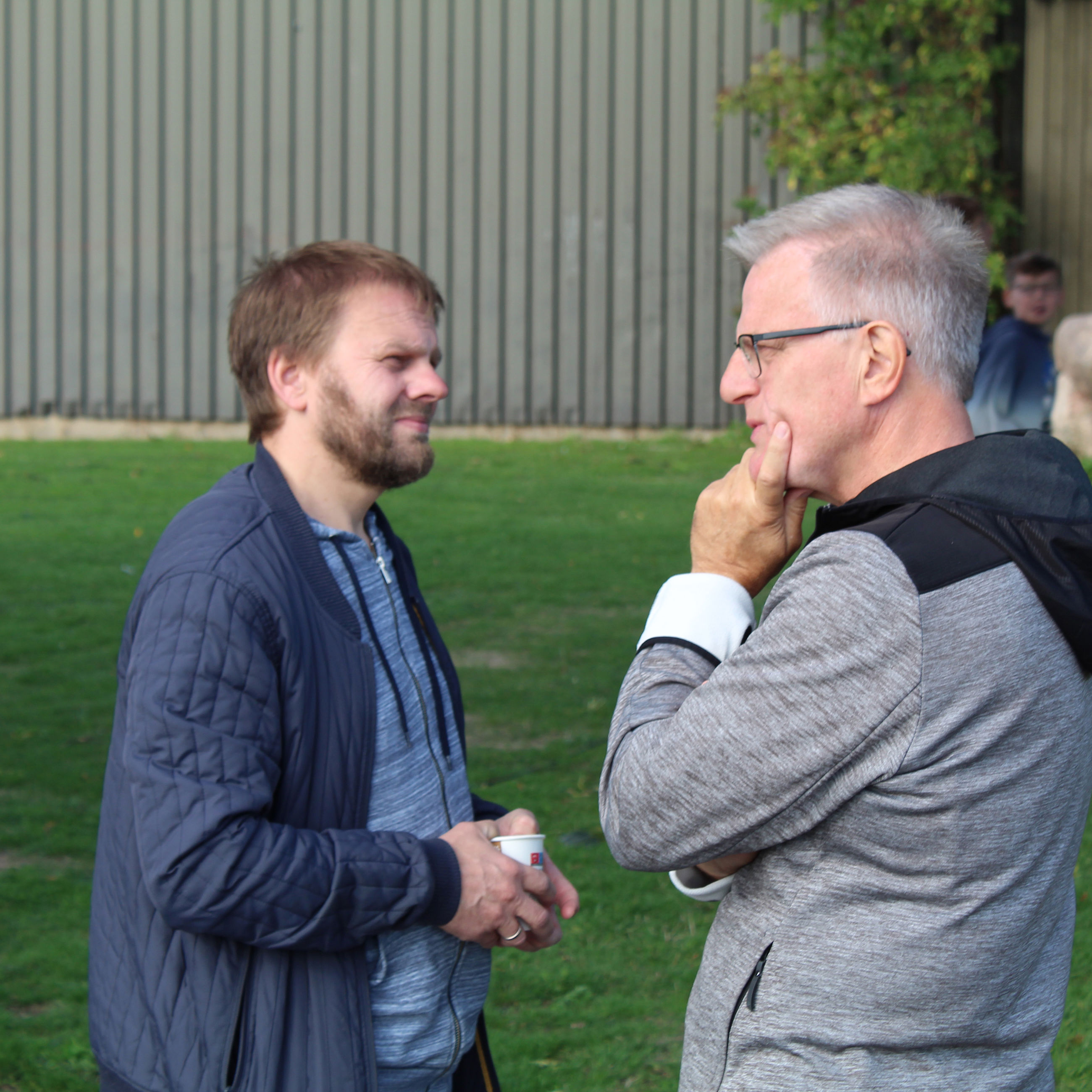 Thomas Nicolaisen og afdelingsleder Peter Holm ved Odsherred Legene i Højby