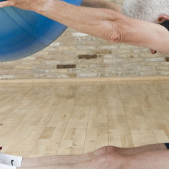 Træning med stor bold